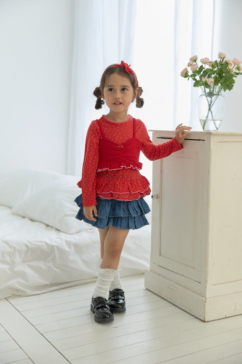 Dalla - Korean Children Fashion - #kidzfashiontrend - Niji Flower Tee - 11