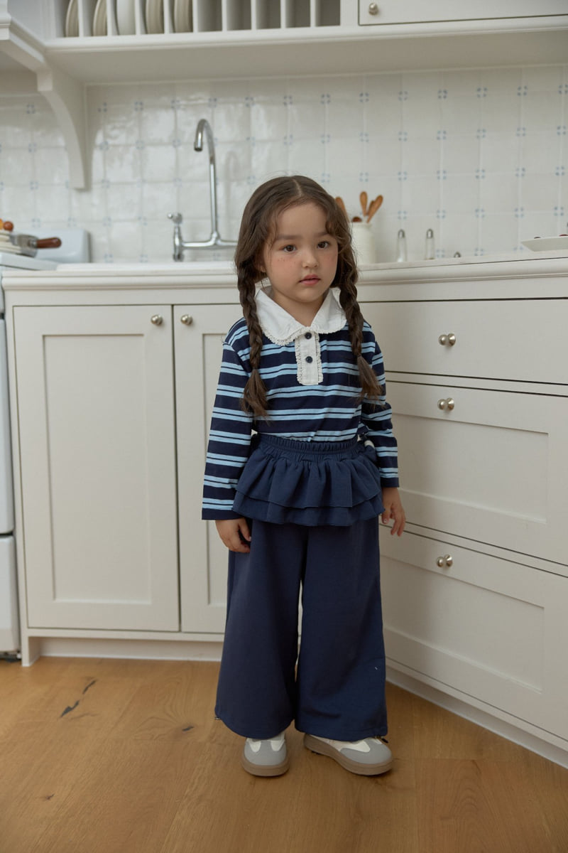 Dalla - Korean Children Fashion - #kidzfashiontrend - Sporty Frill Pants - 8