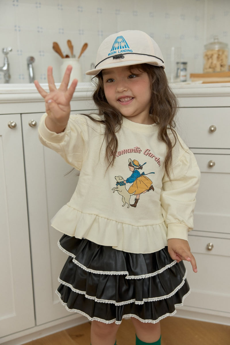 Dalla - Korean Children Fashion - #littlefashionista - Girl and Puppy Sweatshirt - 2
