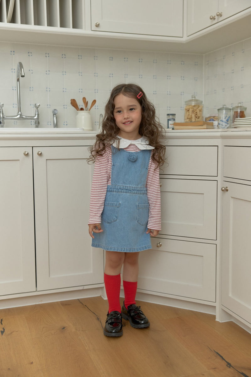 Dalla - Korean Children Fashion - #magicofchildhood - Sailor Ribbon Tee
