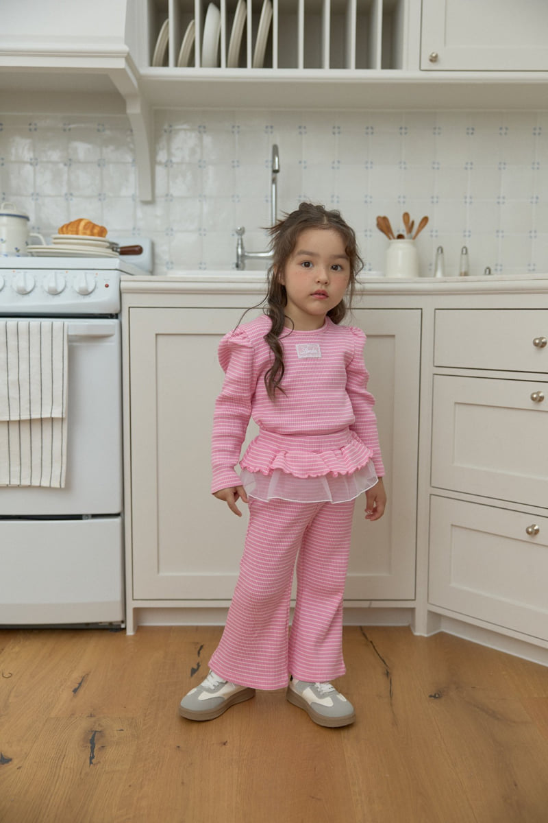 Dalla - Korean Children Fashion - #magicofchildhood - Jjoruru Ribbed Set - 3