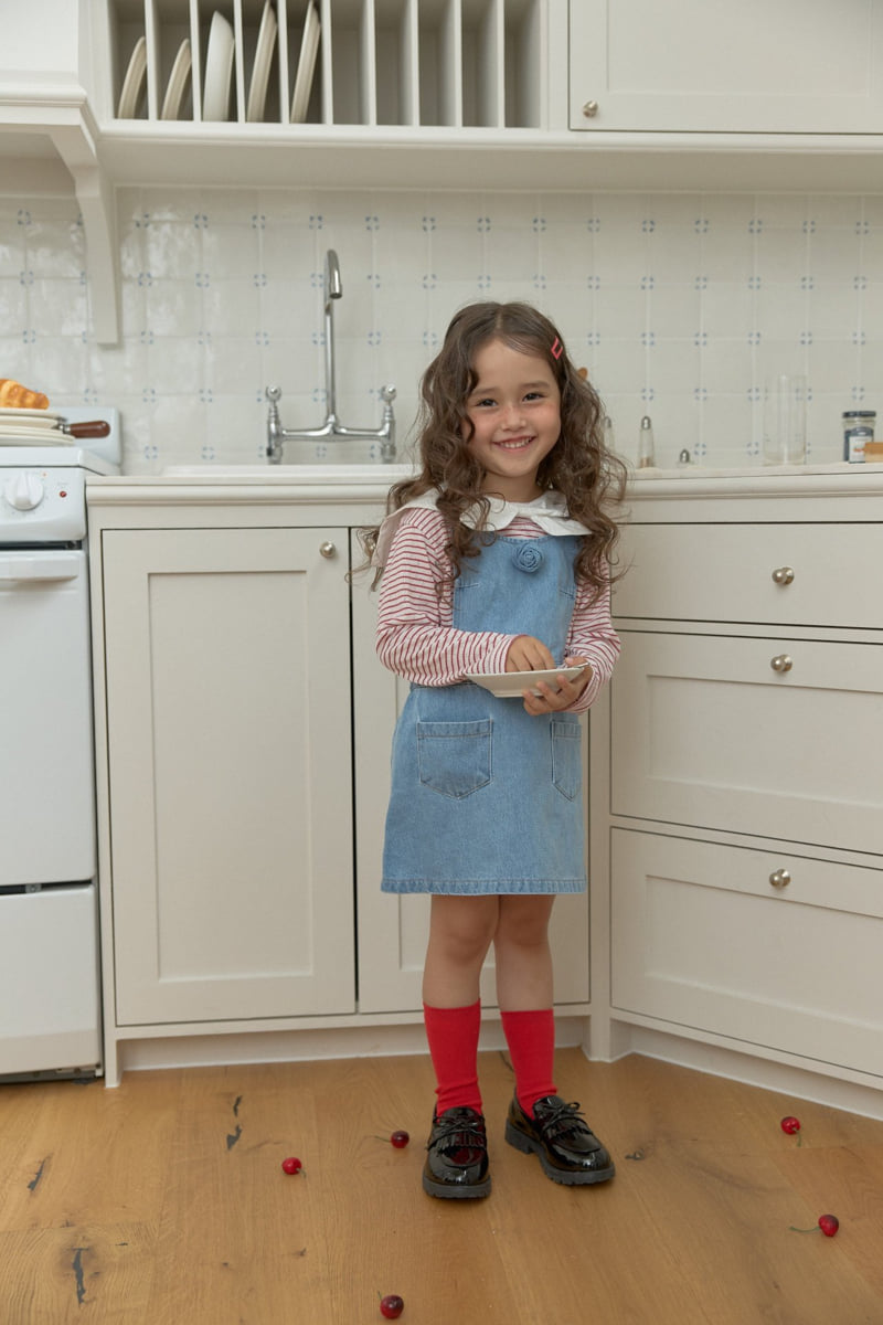 Dalla - Korean Children Fashion - #minifashionista - Sailor Ribbon Tee - 2