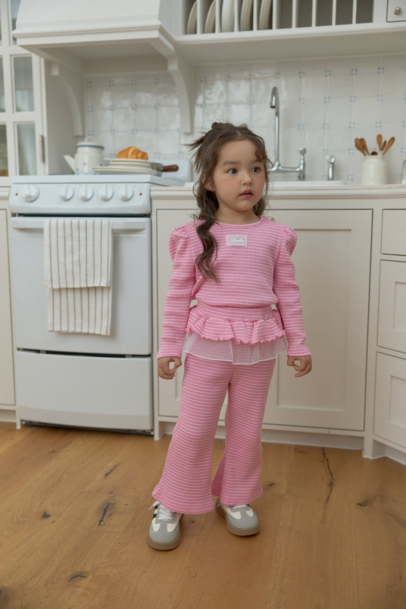 Dalla - Korean Children Fashion - #magicofchildhood - Jjoruru Ribbed Set - 4