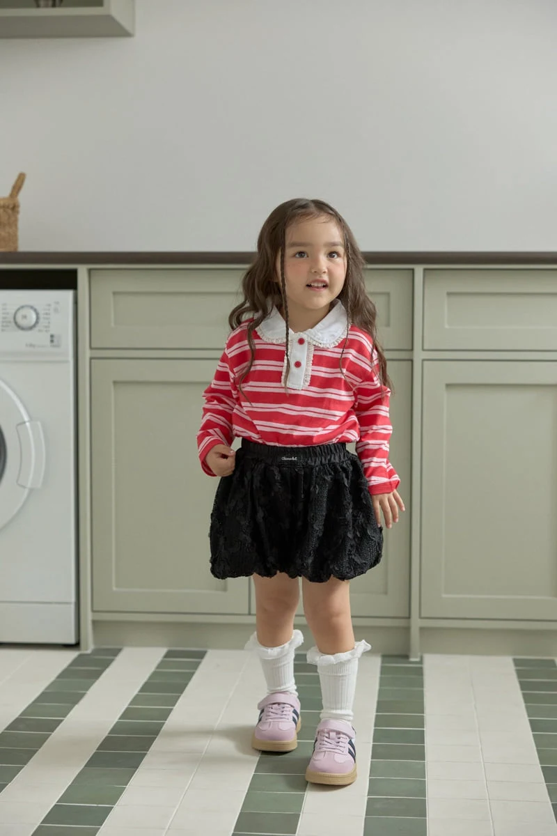 Dalla - Korean Children Fashion - #prettylittlegirls - Gelato Collar Tee