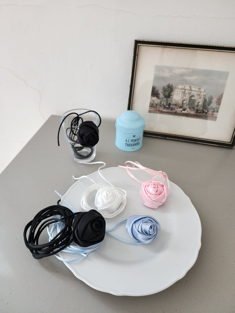 Dalla - Korean Children Fashion - #prettylittlegirls - Rose Choker - 2