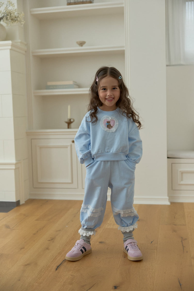 Dalla - Korean Children Fashion - #stylishchildhood - Romantic Lace Jogger Pants