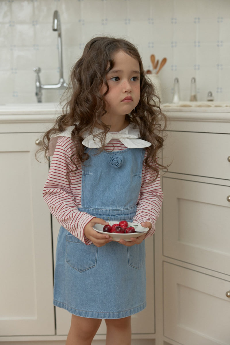 Dalla - Korean Children Fashion - #toddlerclothing - Sailor Ribbon Tee - 5
