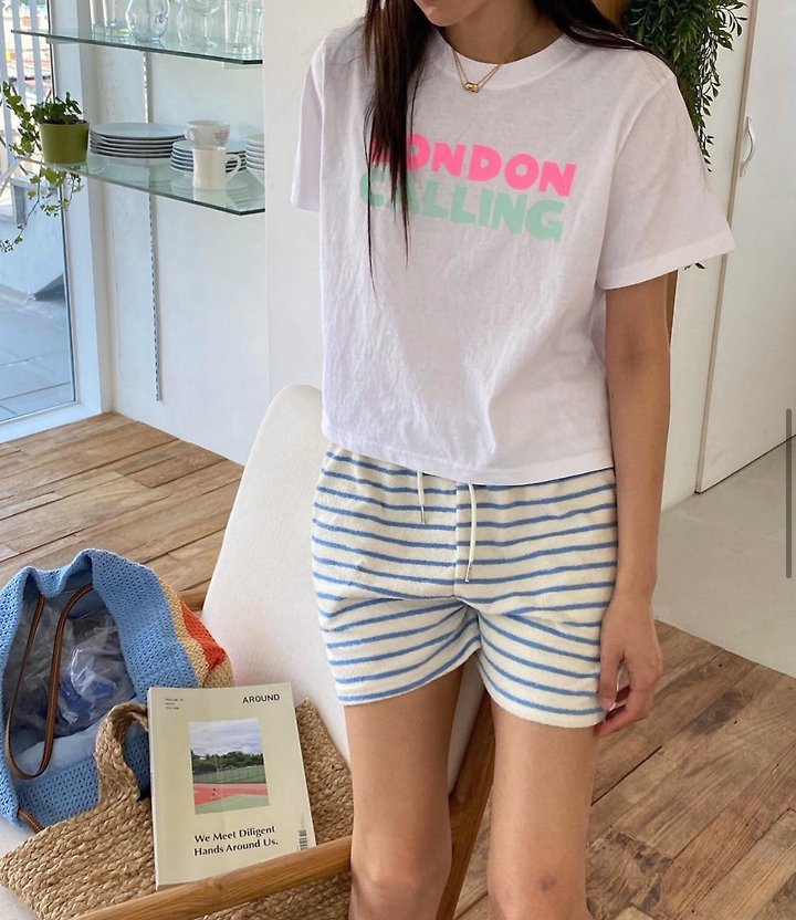 Diana - Korean Women Fashion - #momslook - Marine Terry Shorts - 8