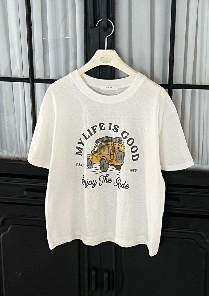 Diana - Korean Women Fashion - #momslook - Jeep Tee