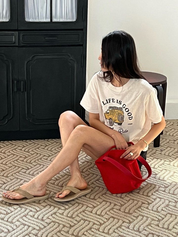 Diana - Korean Women Fashion - #momslook - Jeep Tee - 7