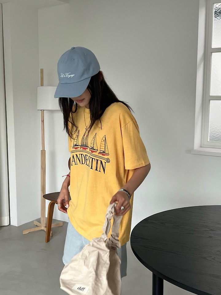 Diana - Korean Women Fashion - #momslook - Ocean Tee - 9