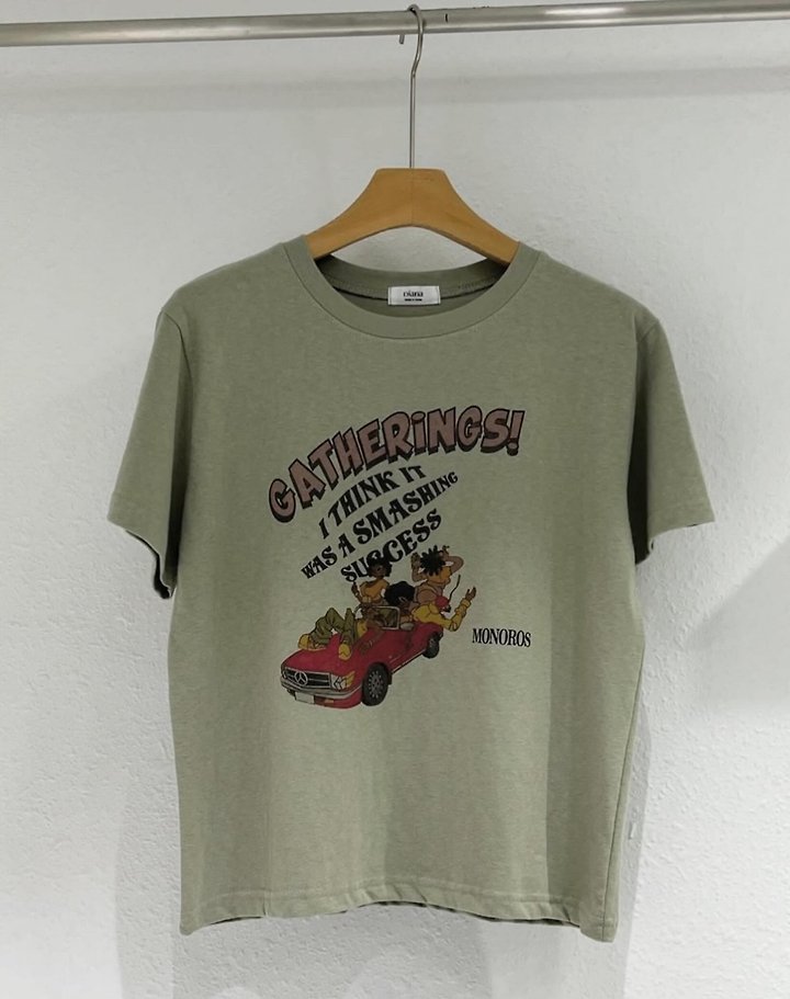 Diana - Korean Women Fashion - #momslook - Gathering Tee - 5