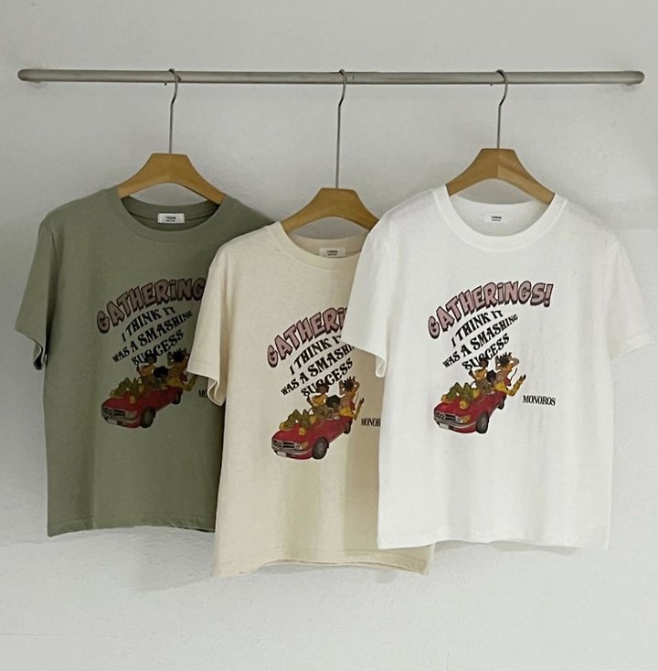 Diana - Korean Women Fashion - #momslook - Gathering Tee - 7