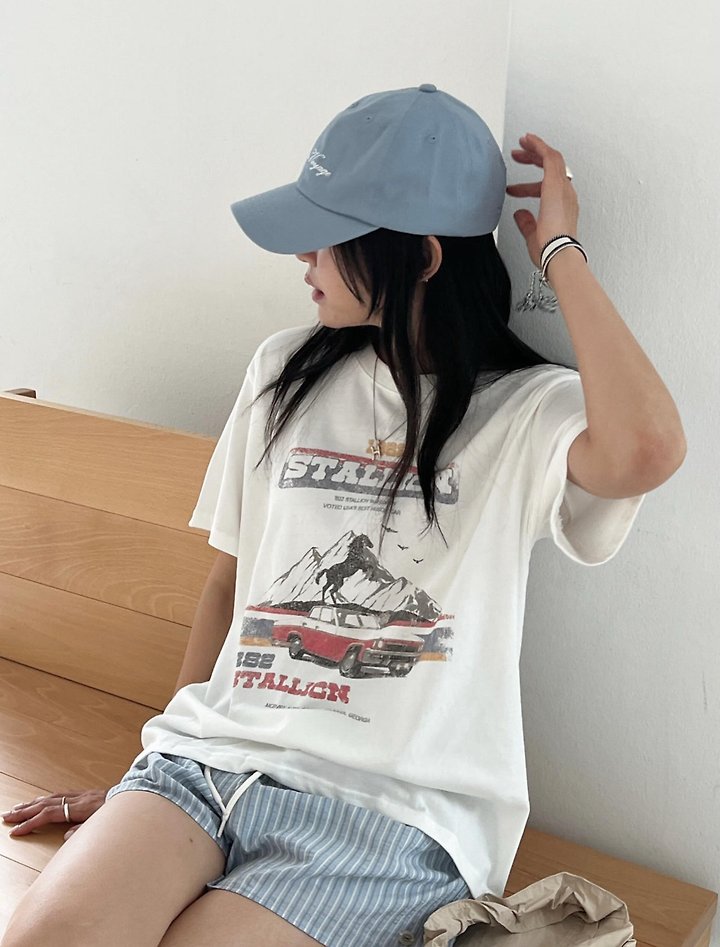 Diana - Korean Women Fashion - #restrostyle - Star Leon Tee - 8