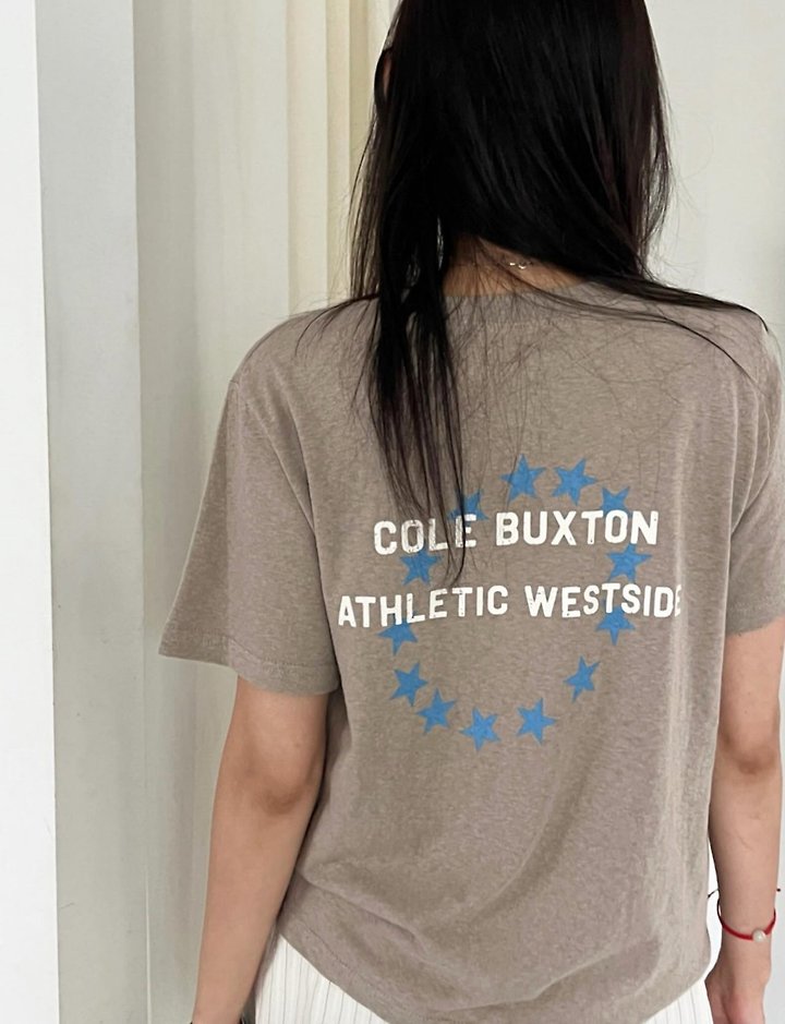 Diana - Korean Women Fashion - #restrostyle - Call Star V-Neck Tee - 5