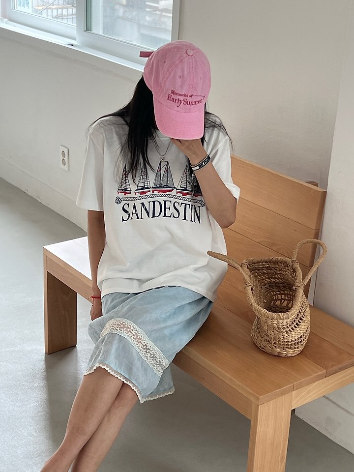 Diana - Korean Women Fashion - #restrostyle - Ocean Tee - 2