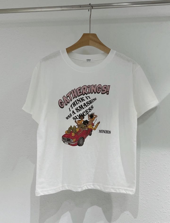 Diana - Korean Women Fashion - #romanticstyle - Gathering Tee