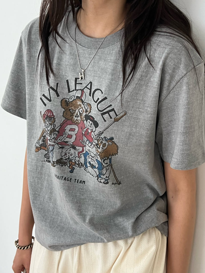 Diana - Korean Women Fashion - #shopsmall - League Tee - 12