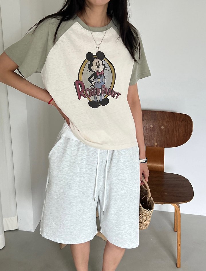 Diana - Korean Women Fashion - #shopsmall - Rabbit Raglan Tee - 8