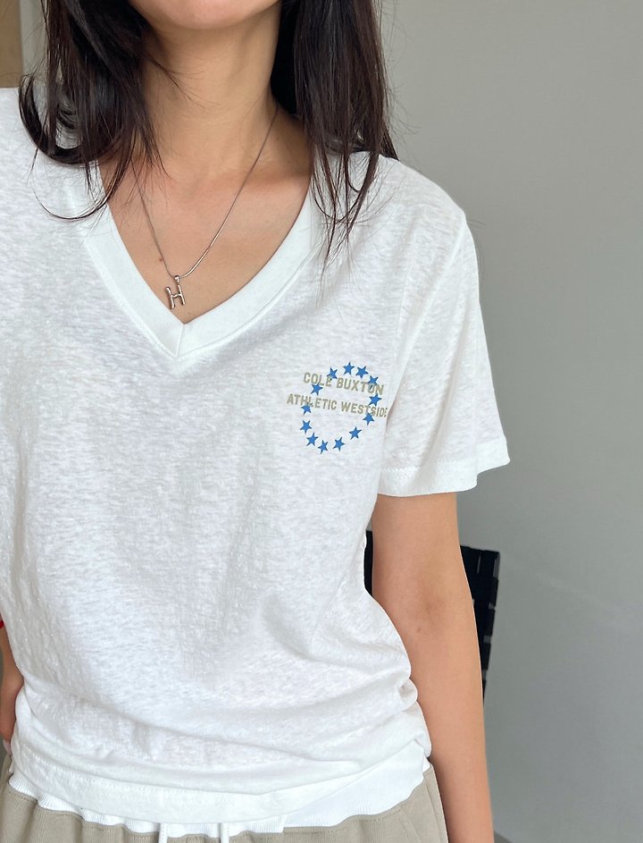 Diana - Korean Women Fashion - #thelittlethings - Call Star V-Neck Tee - 9