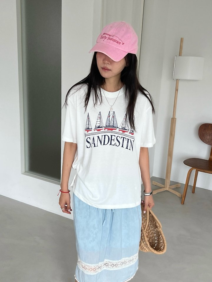 Diana - Korean Women Fashion - #thelittlethings - Ocean Tee - 6