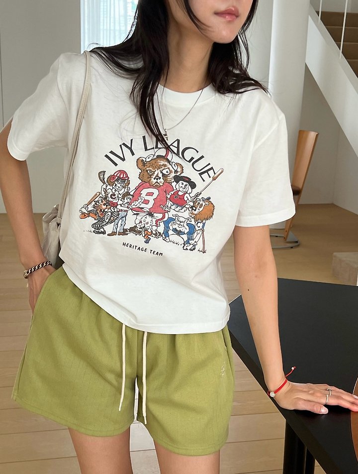 Diana - Korean Women Fashion - #vintageinspired - League Tee - 7