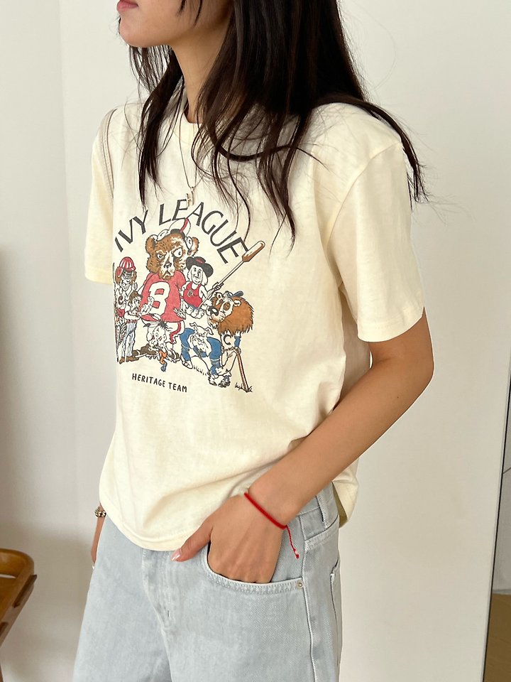 Diana - Korean Women Fashion - #vintagekidsstyle - League Tee - 8