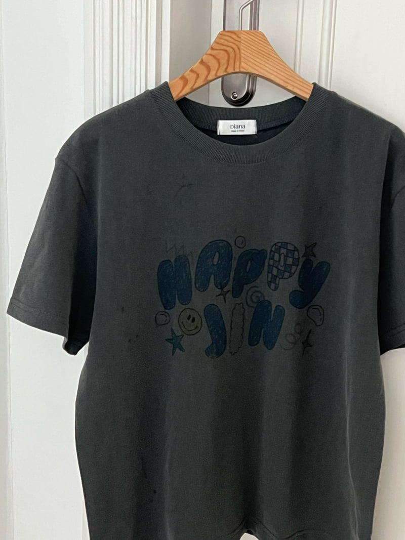 Diana - Korean Women Fashion - #womensfashion - Happy Jean Tee - 12