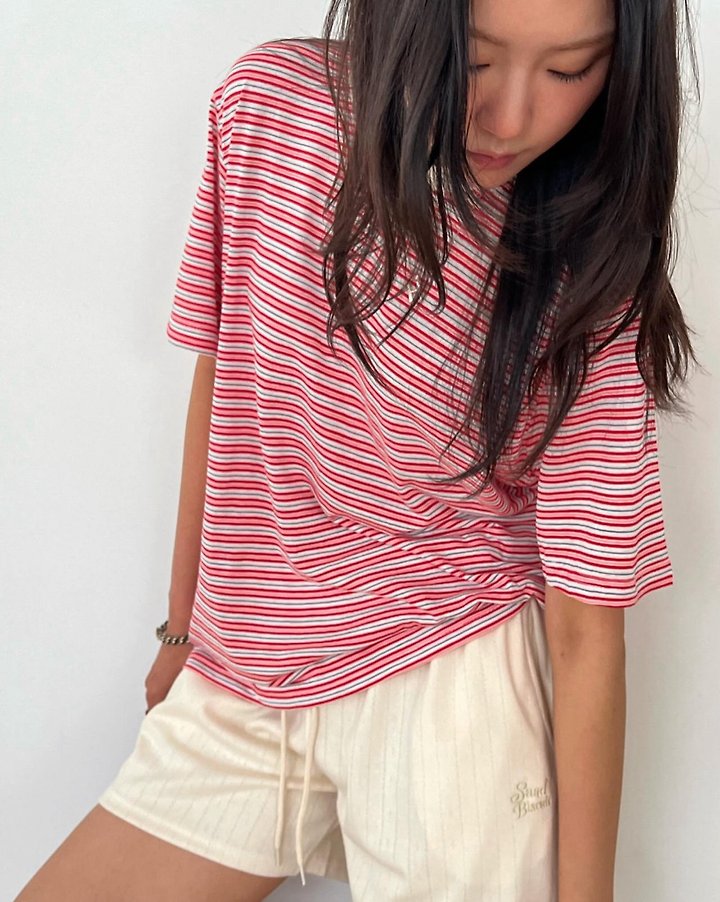 Diana - Korean Women Fashion - #womensfashion - Vicky Stripe Tee - 2