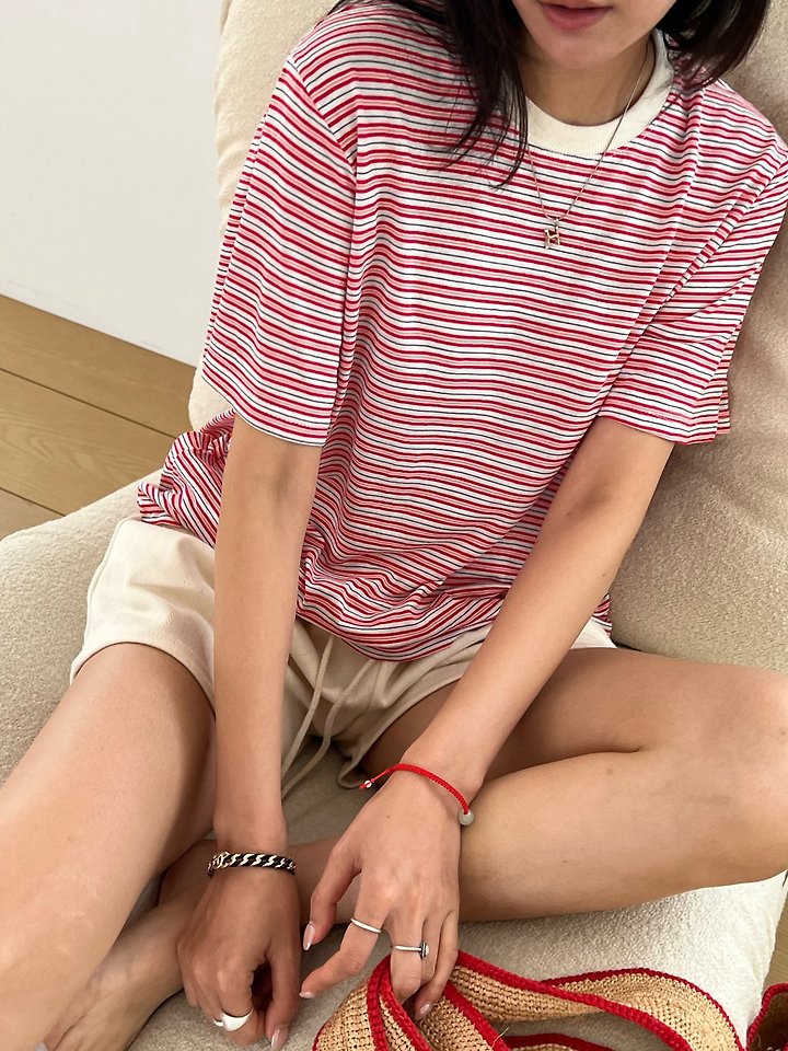 Diana - Korean Women Fashion - #womensfashion - Vicky Stripe Tee - 6