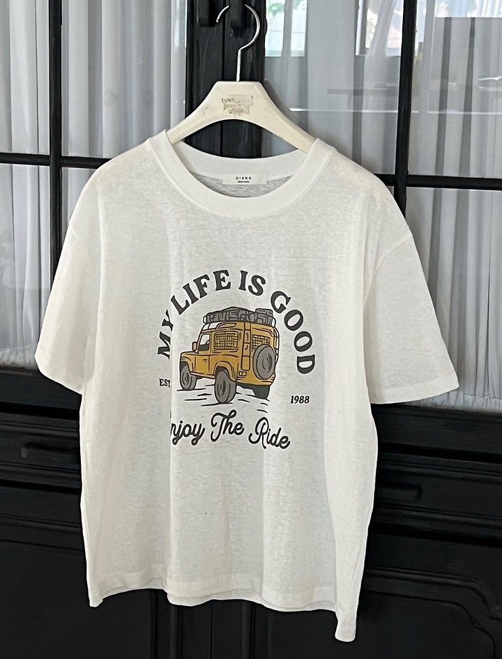 Diana - Korean Women Fashion - #womensfashion - Jeep Tee - 2