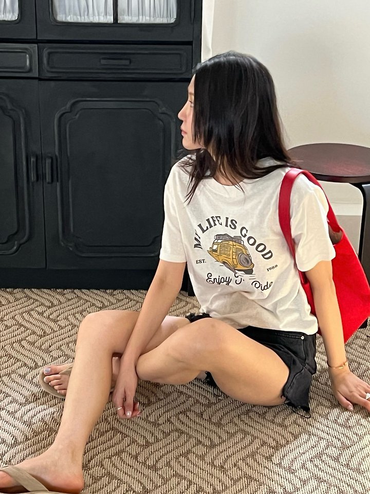 Diana - Korean Women Fashion - #womensfashion - Jeep Tee - 8