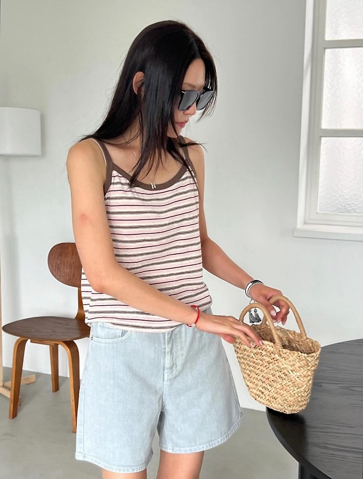 Diana - Korean Women Fashion - #womensfashion - Rosie Strap Sleeveless Tee - 3