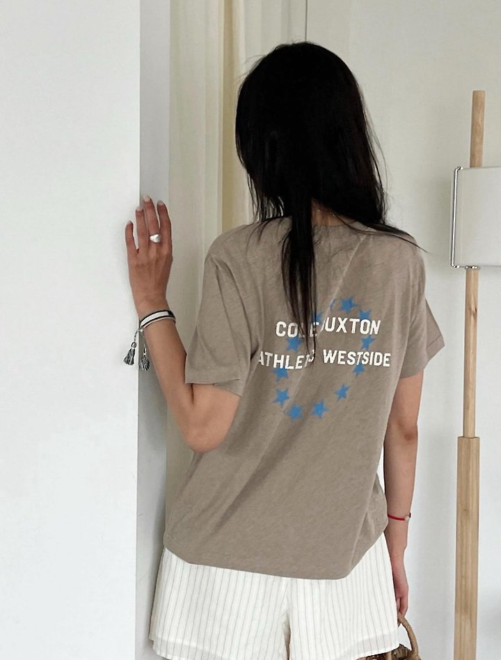 Diana - Korean Women Fashion - #womensfashion - Call Star V-Neck Tee