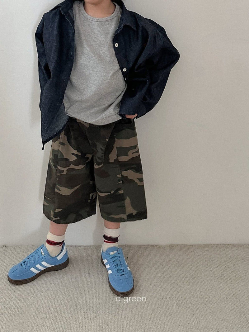 Digreen - Korean Children Fashion - #kidzfashiontrend - Camo Bermuda - 4