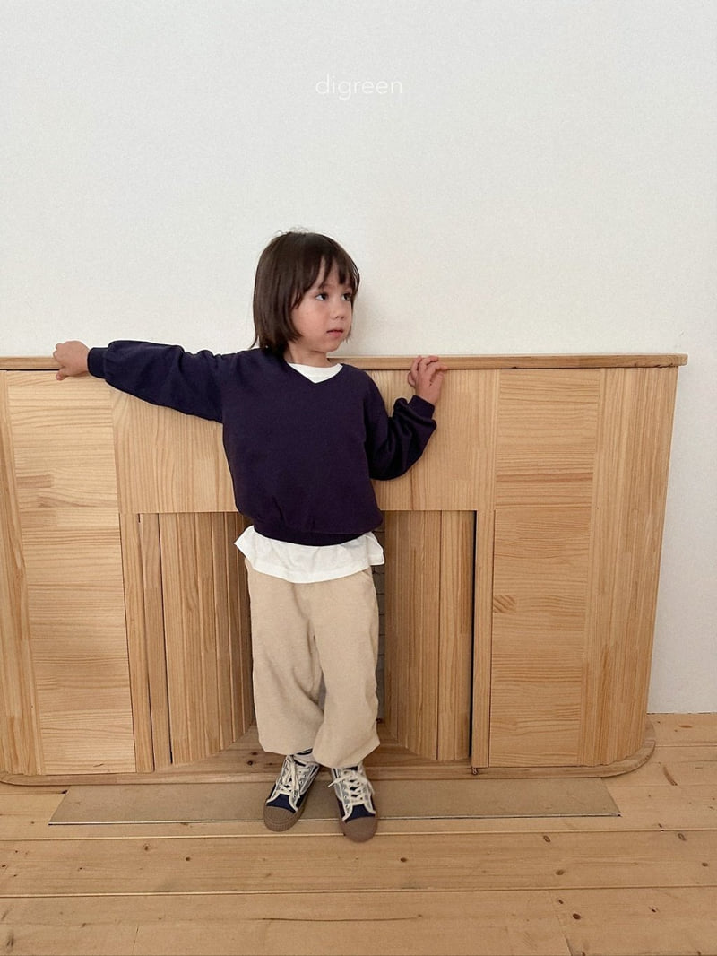 Digreen - Korean Children Fashion - #Kfashion4kids - Sand Terry Jogger Pants - 12