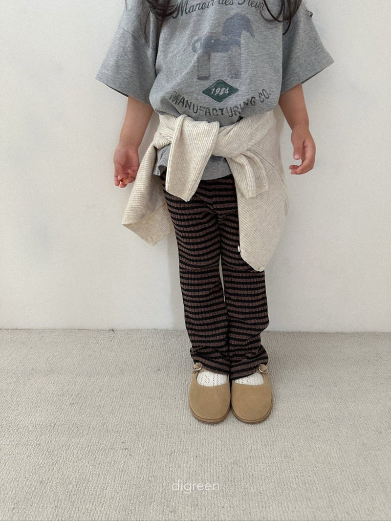 Digreen - Korean Children Fashion - #Kfashion4kids - Rose Bootcut Pants - 9