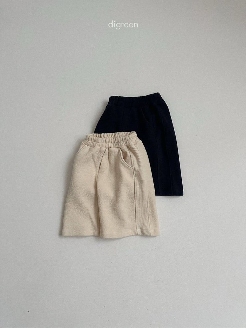 Digreen - Korean Children Fashion - #Kfashion4kids - Moss Bermuda Pants