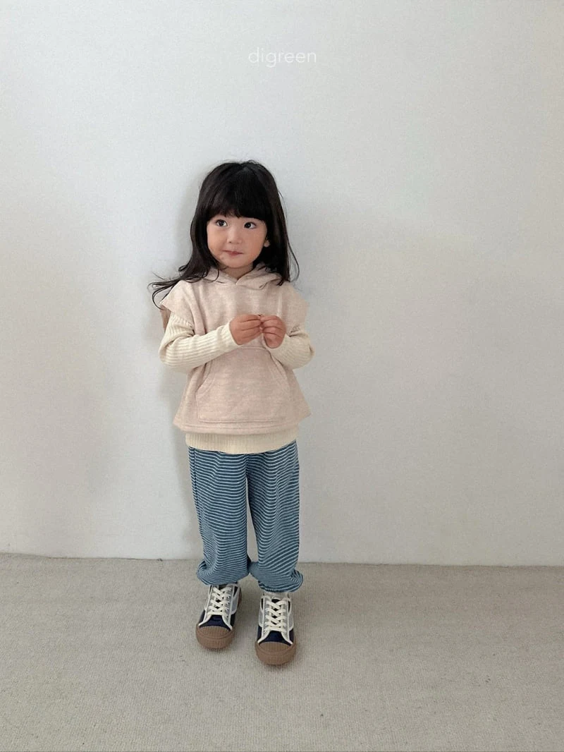 Digreen - Korean Children Fashion - #Kfashion4kids - Woody Hooded Vest - 8