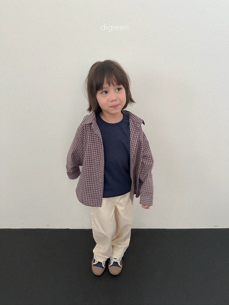 Digreen - Korean Children Fashion - #Kfashion4kids - Picnic Check Shirt - 7