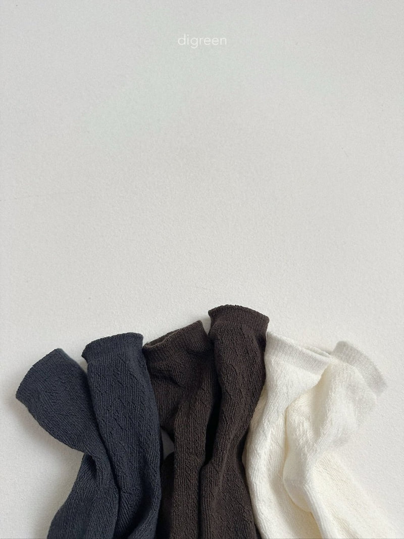 Digreen - Korean Children Fashion - #childofig - Eyelet Socks - 6