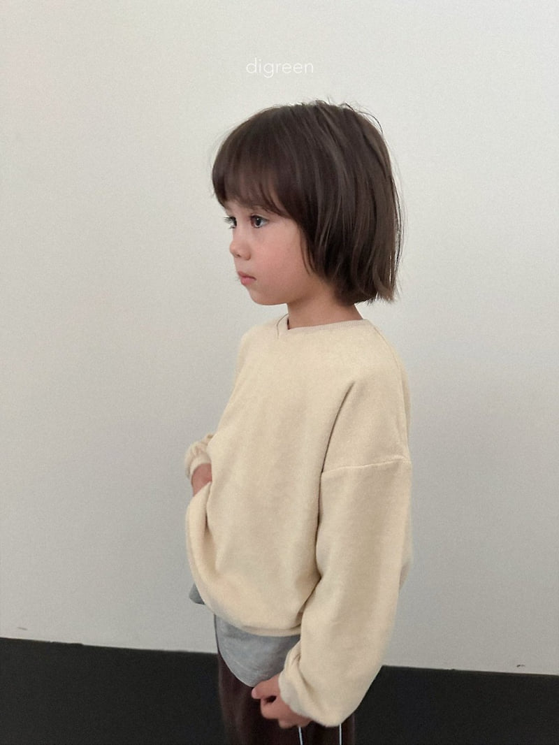 Digreen - Korean Children Fashion - #prettylittlegirls - Sand Terry Sweatshirt - 4