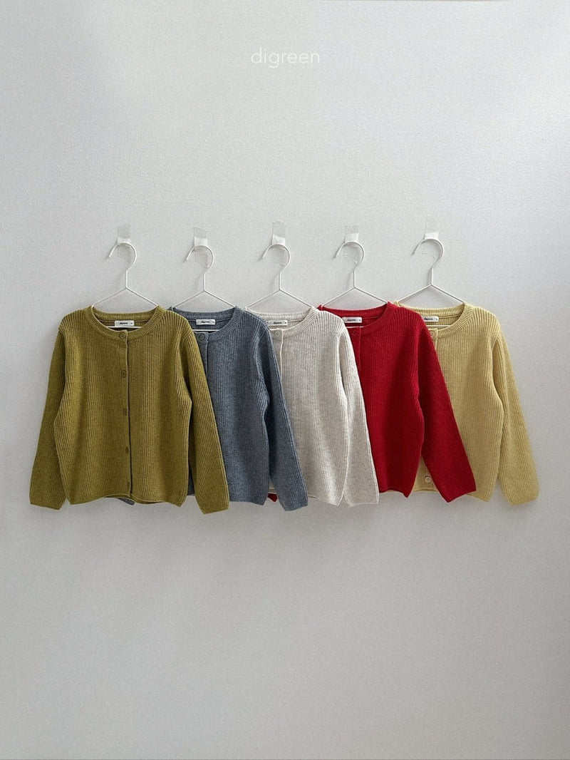 Digreen - Korean Children Fashion - #childofig - Olive Cardigan