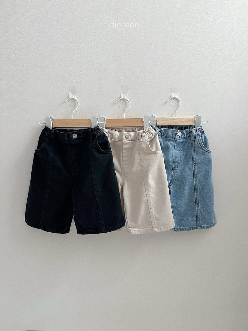 Digreen - Korean Children Fashion - #childofig - Panel Bermuda Pants