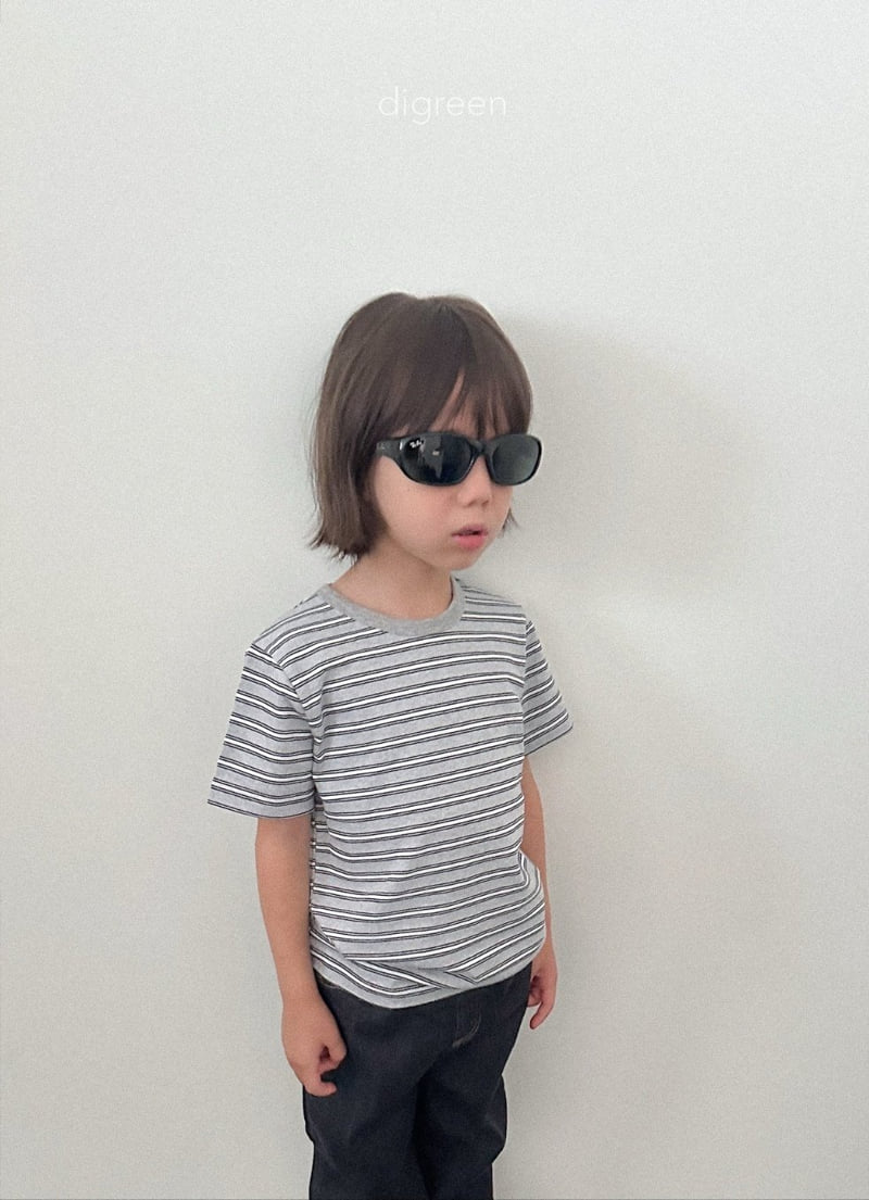 Digreen - Korean Children Fashion - #childofig - Loopy Short Sleeve Tee - 12
