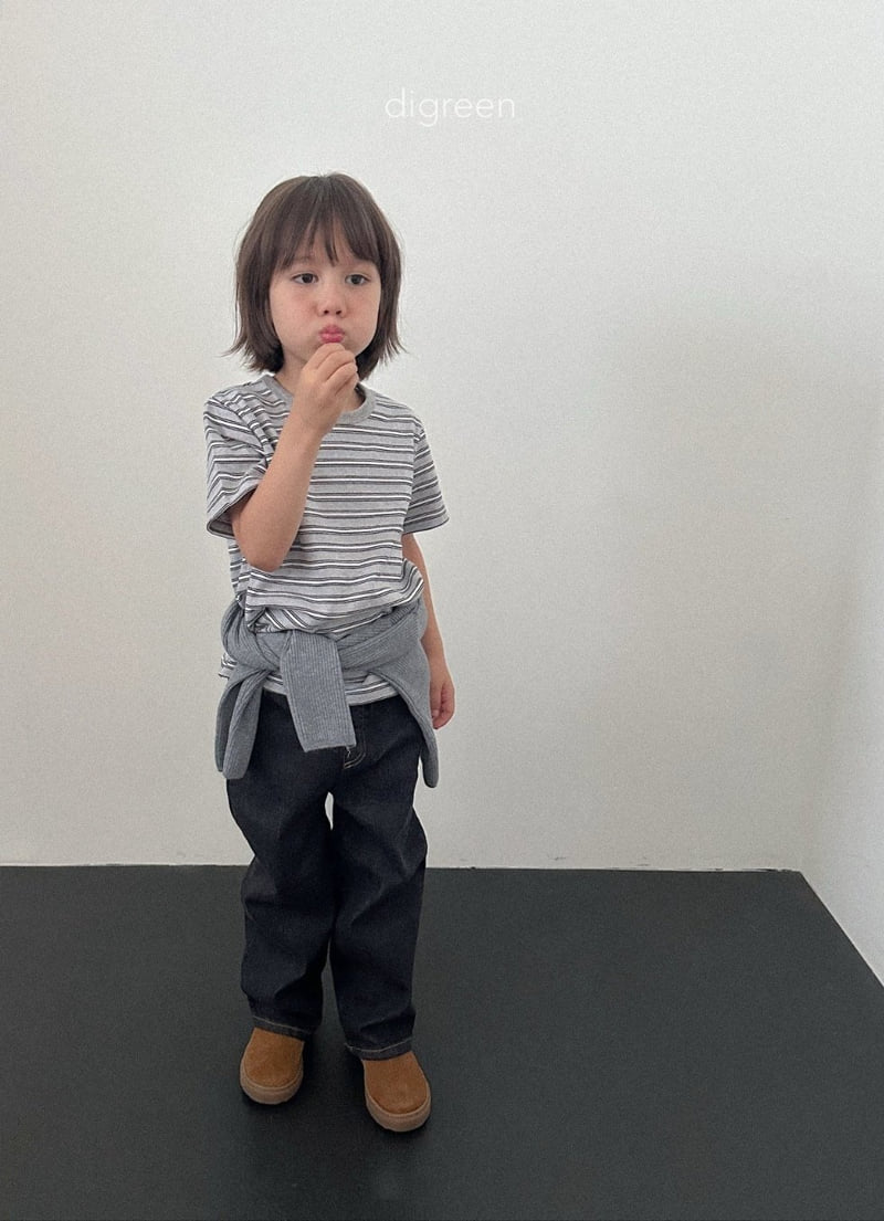 Digreen - Korean Children Fashion - #childofig - Scone Denim Pants - 11