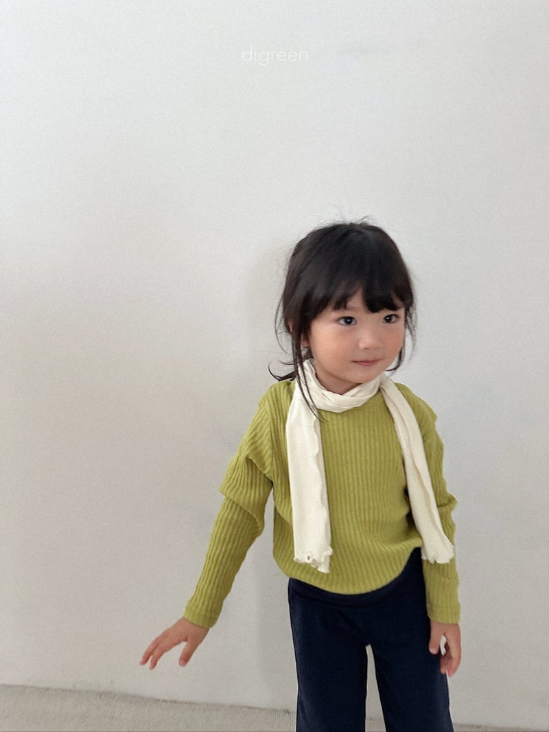 Digreen - Korean Children Fashion - #childofig - Bella Ribbed Tee - 6