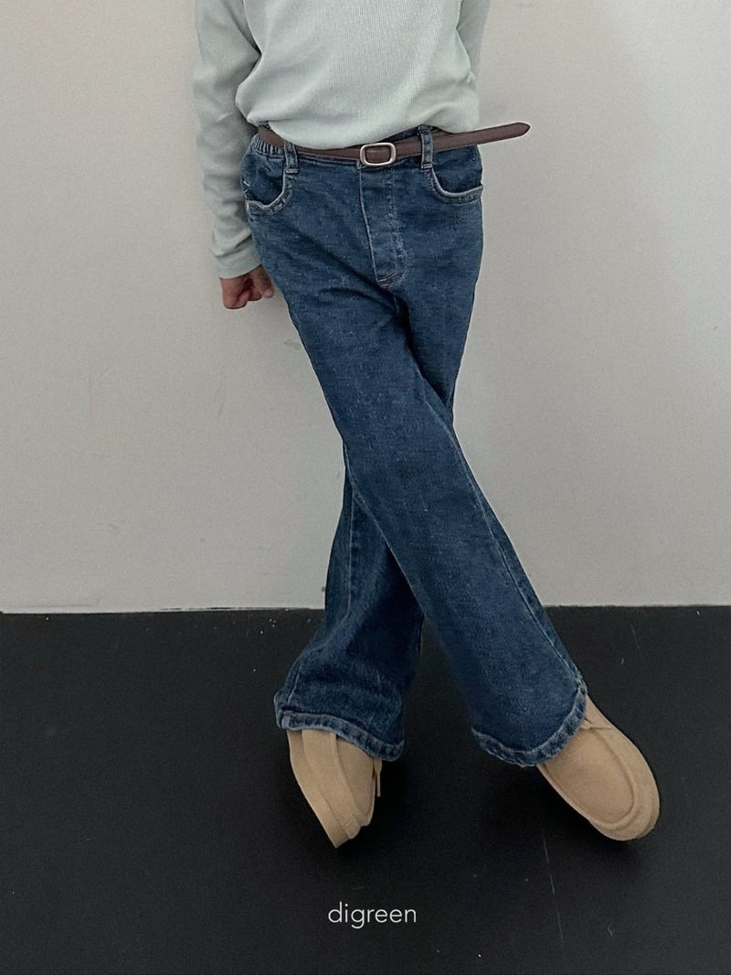 Digreen - Korean Children Fashion - #childofig - Bootcut Denim Pants - 5