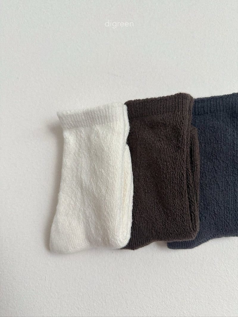 Digreen - Korean Children Fashion - #childrensboutique - Eyelet Socks - 7