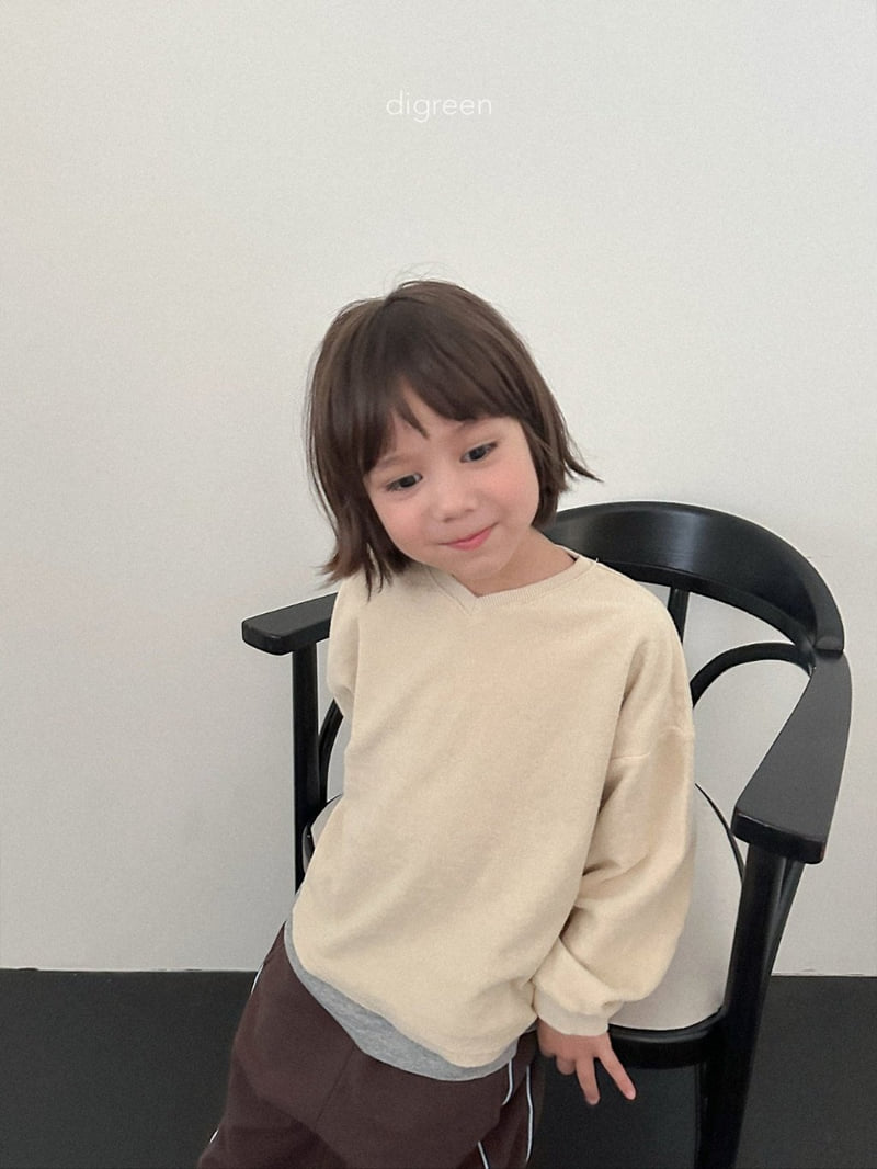 Digreen - Korean Children Fashion - #childrensboutique - Sand Terry Sweatshirt - 6